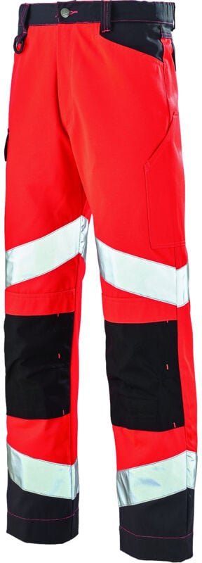 Fluo-Tech-Hose Rot Fluo/anker-Grau 4xl - Fr(64-66)