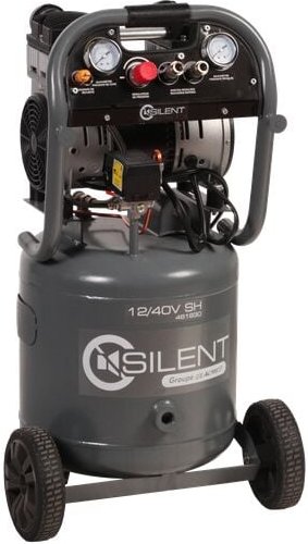 Thumbnail - Lacme - Kompressor Silent 12/40V sh 12 m³/h einphasig - 40 l 8 bar - 461930