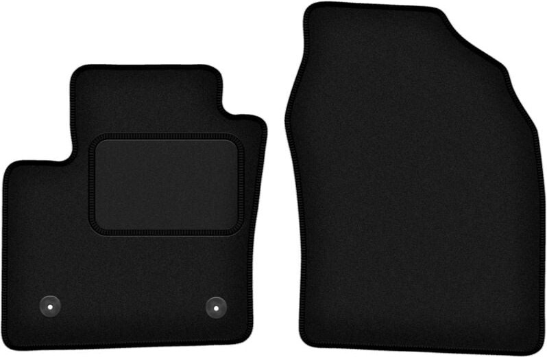Vordere Matten schwarz für: Toyota C-HR Crossover (2016-)