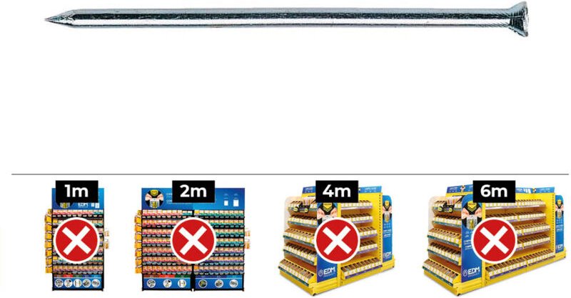 Cp Nagelspitzen, 100Un, 3,4X70, verzinkt Celo cpq