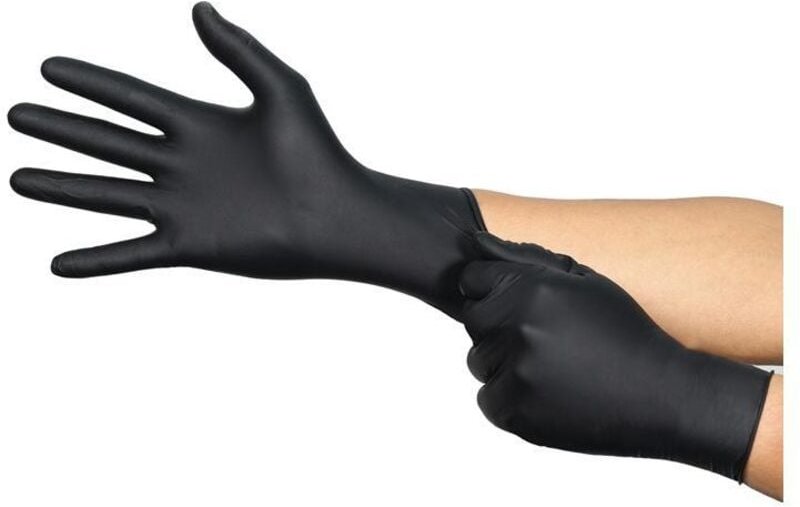 Einweghandschuhe MicroFlex 94-242 esd Größe xl schwarz Nitril en 374 / en 16350 PSA-Kategorie iii