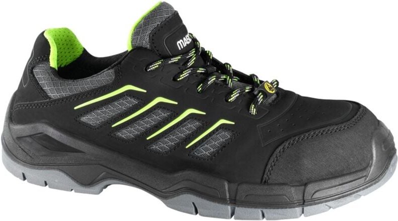 Mascot FOOTWEAR FIT Sicherheitshalbschuh Fujiyama F0108 S1P ESD DGUV W11 Gr. 41 schwarz