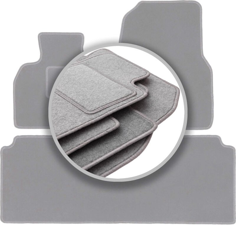Graue Fußmatten für: Renault Espace IV Minivan (2002-2014)