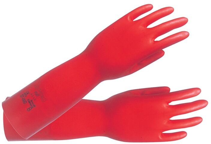 37-900-11 Chemikalienhandschuhe AlphaTec Sol-Vex 37-900 Gr.11 rot en 3 - Ansell