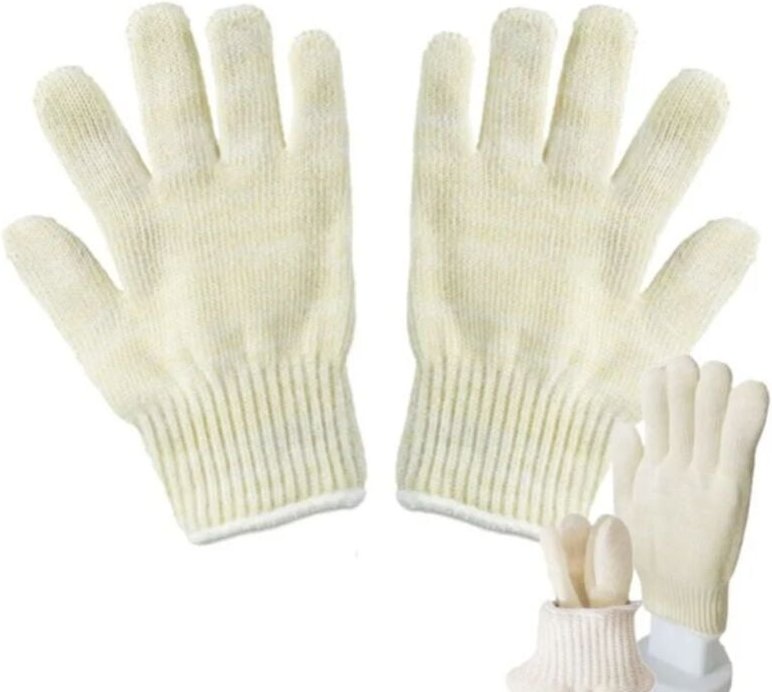 Gant de Protection Chaleur, ignifugé, Multifonction (Barbecue, Cuisine, Cuisson, Grill, cheminée...). Entièrement doublé...