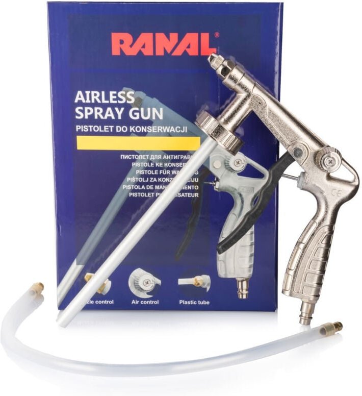 Fahrgestell-Pflegepistole für geschlossene Profile mit Schlauch