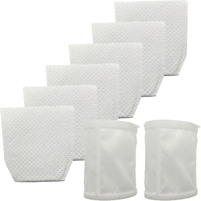 Thumbnail - 6 + 2er-Pack Vakuumfilter für T-03193 443060-3 XLC02ZB, XLC02ZW, XLC02RB1W, XLC02R1B, LC01Z, CL180W Collector