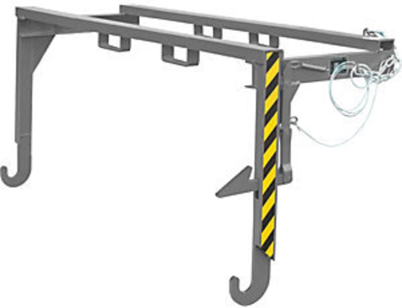 Bauer Traverse für Stapelkipper BST 200, lackiert, Mausgrau