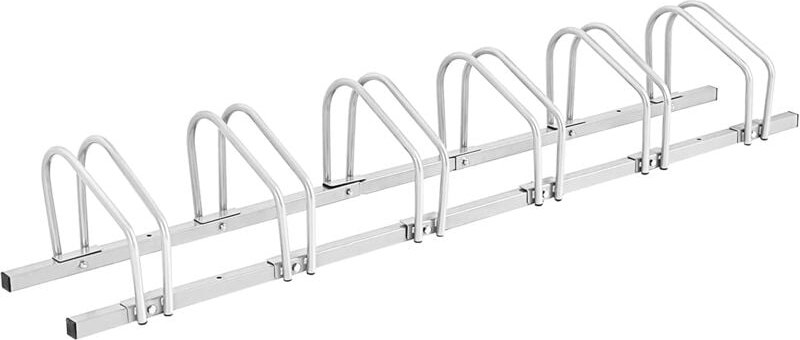 Fahrradständer Radständer, Aufstellständer aus Stahlrohr, Rostfrei, Korrosionsbeständig, Platzsparend, Boden- und Wandmo...