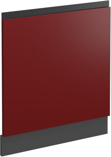 Thumbnail - Frontblende R-Line, Rot, 59.6 cm J-Shape, ohne Arbeitsplatte, Vicco