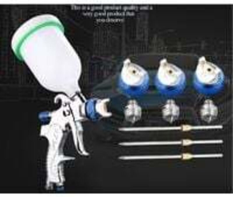Professionelle Farbspritzpistole, Hochdruck-Farbspritzpistolen-Kit, Luftspritzpistole, pneumatische Farbspritzpistole mi...