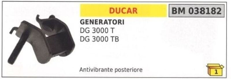 DUCAR hinterer Stoßdämpfer für Stromerzeuger DG 3000 T 3000TB 038182