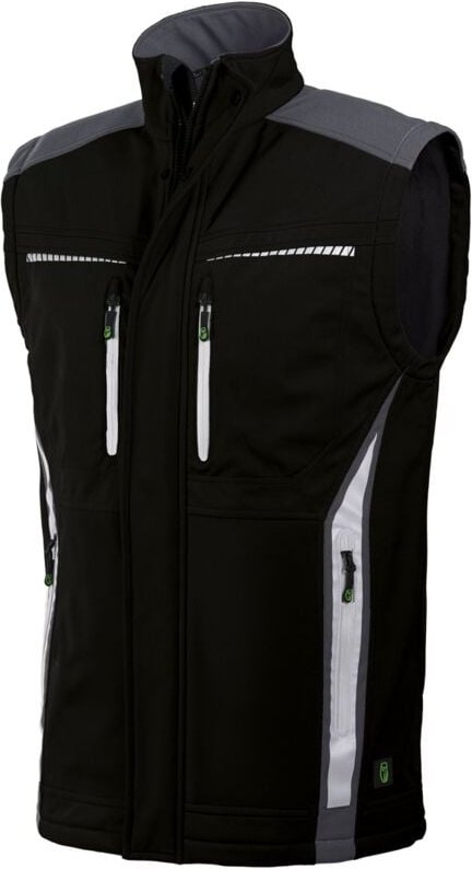 Leibwächter Softshell-Bodywarmer FLEXB Gr. XL schwarz/grau