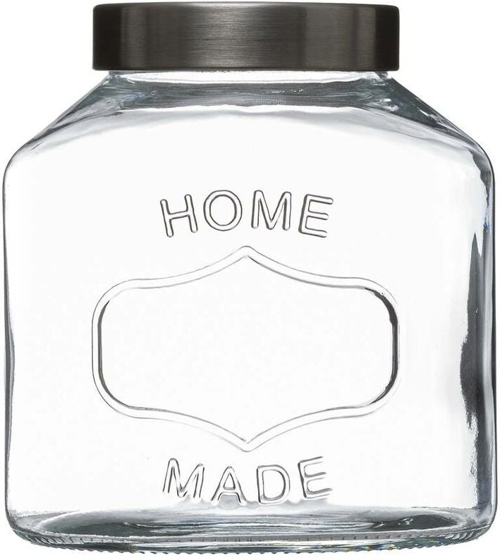 5five Simply Smart - Einmachglas glas deckel edelstahl 1l - 5five