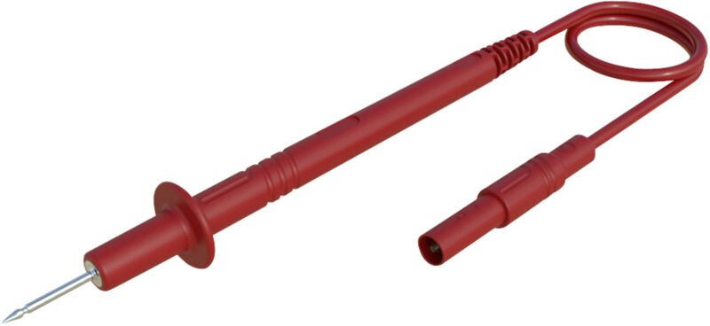 Sks Hirschmann - pl 2700 s rt Messleitung Prüfspitze 4 mm-Stecker 1.00 m Rot 1 St.