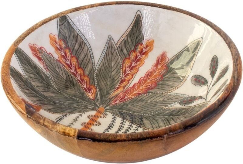 Signes Grimalt - Medium Leaf Bowl Boxen und Tabletts Ovale weiße Schüssel – elegantes und vielseitiges Design – hochwert...