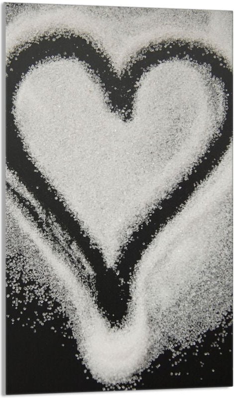 Glasschneidebrett 30x52 Herz