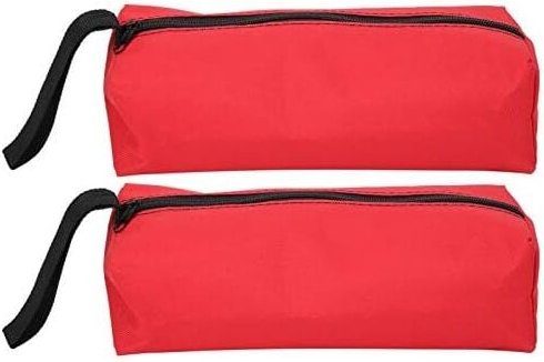 25 x 8,5 x 7 cm, 2 Stück, kleine multifunktionale Werkzeugtasche, tragbare Aufbewahrungstasche aus Polyester für Werkzeu...