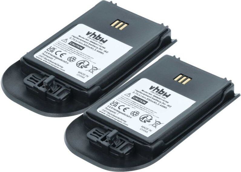 Vhbw - 2x Akku kompatibel mit Ericsson DT690, DT692 schnurlos Festnetz Telefon (930 mAh, 3,7 v, Li-Ion)
