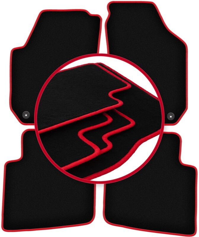 CARLUX-RED Automatten für: Skoda Praktik Kombivan (2006-2015)