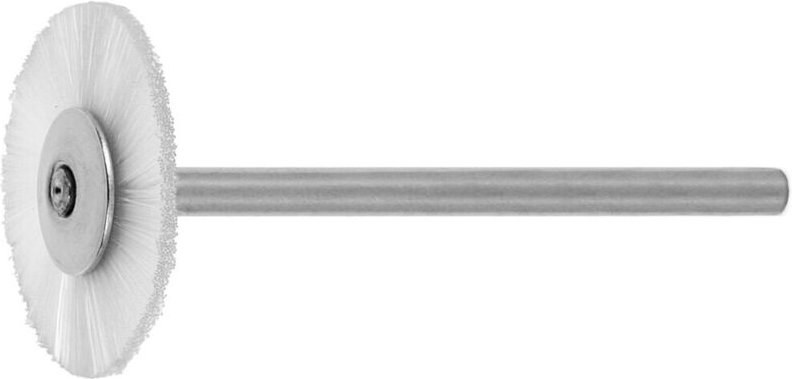 Lessmann ® - Lessmann Miniatur-Rundbürste Nylon 0,15 mm, Bürsten-⌀xBürstenbreite: 22X2 mm