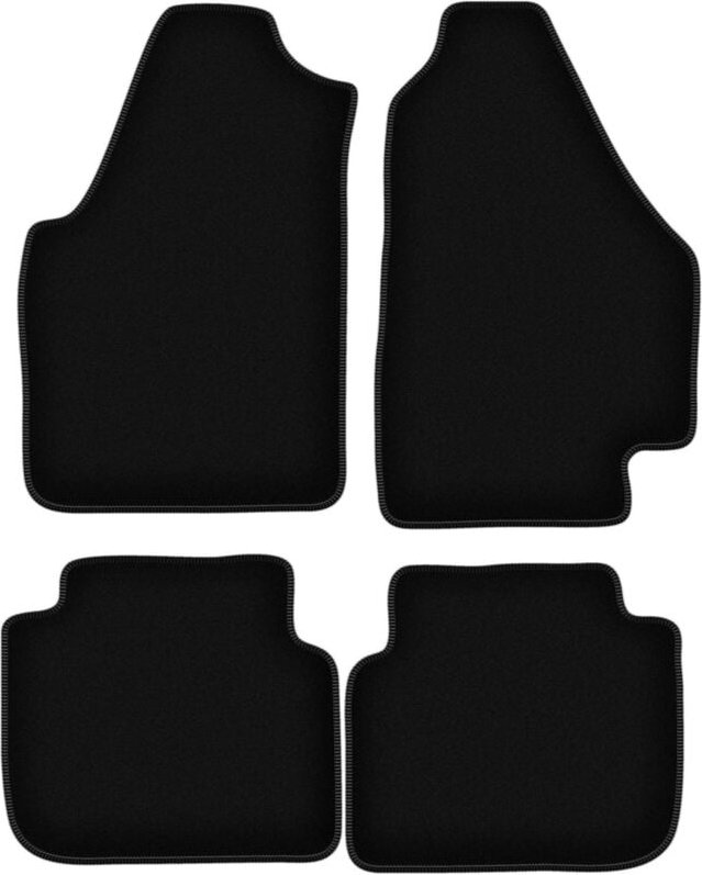 BASIC schwarze Veloursmatten für: Fiat Idea Minivan (2003-2010)