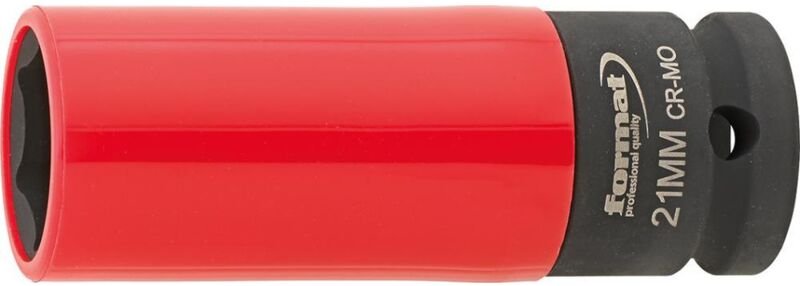 Kraftsteckschlüsseleinsatz mit, Kunststoff-Hülse 1/2' 21 - Format