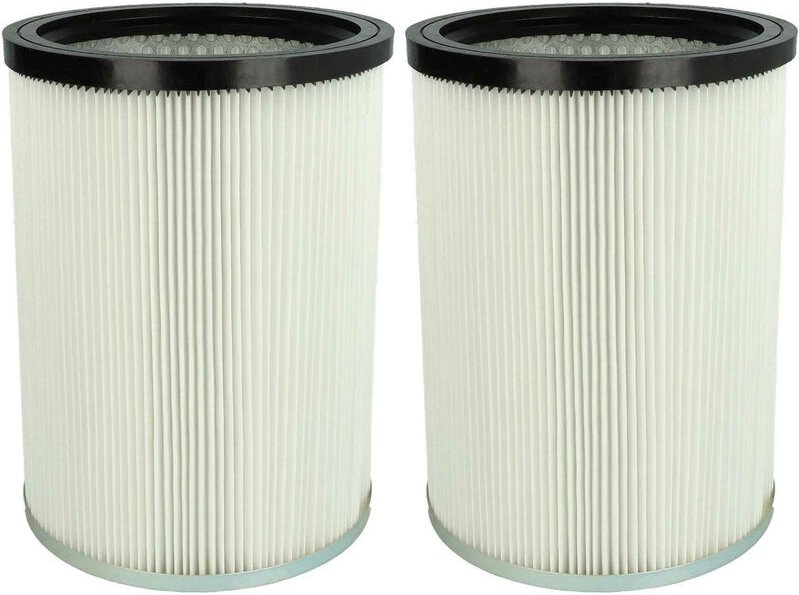 2x Faltenfilter kompatibel mit Kärcher nt 50/2 Me Classic eu, nt 50/2 Me Classic sea Staubsauger - Patronenfilter, Weiß ...