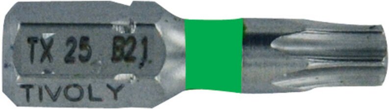 Edelstahl-Torx-Schraubendreher-Bit Nr. 25 TIVOLY 11524522500 Tivoly