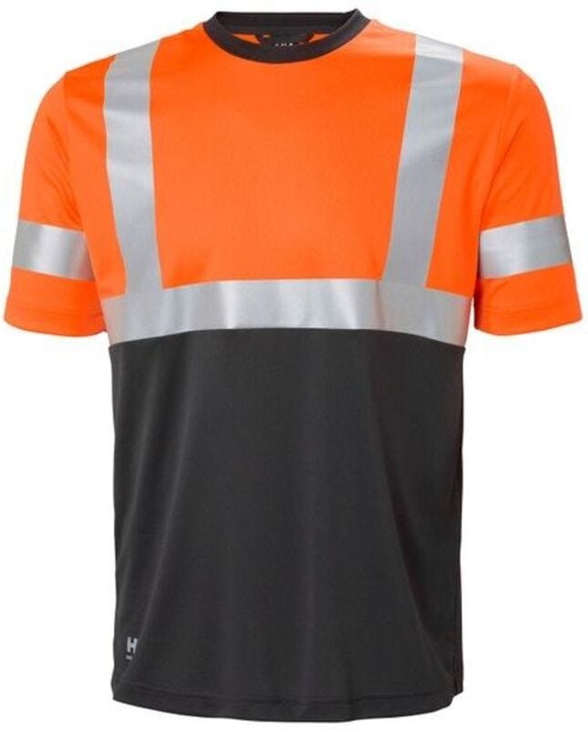 Warn-T-Shirt addvis, orange, Gr.M