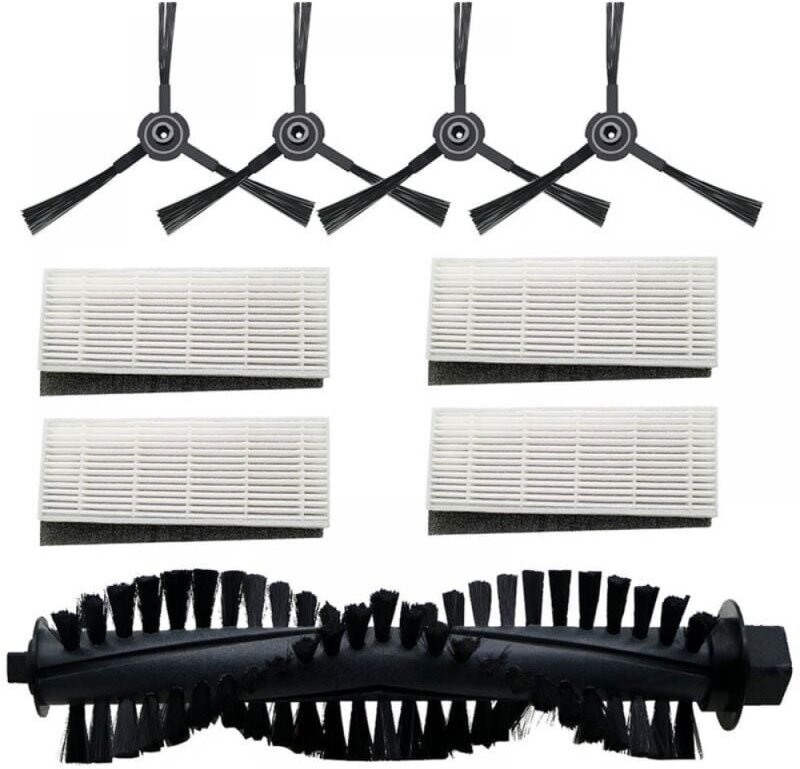 Ersatzzubehör Hauptseitenbürstenfilter für A4 A4S A40 pvcr 0726W 0826 0926 Roboterstaubsauger