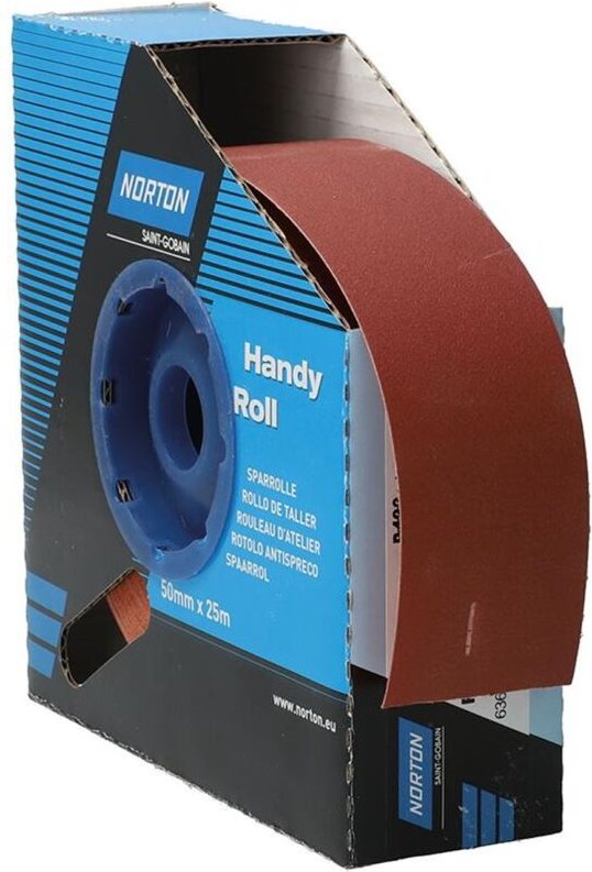 FP - Saint Gobain Norton Clipper Sparrolle R222 50 mmx25 m P400