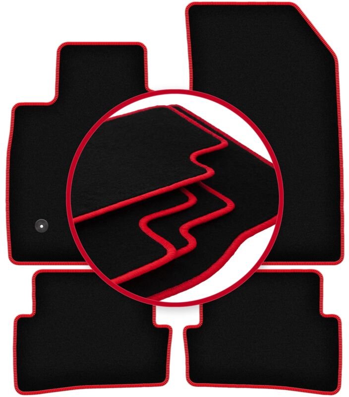 CARLUX-RED Automatten für: Renault Clio IV Grandtour, Kombi, Schrägheck (2013-)