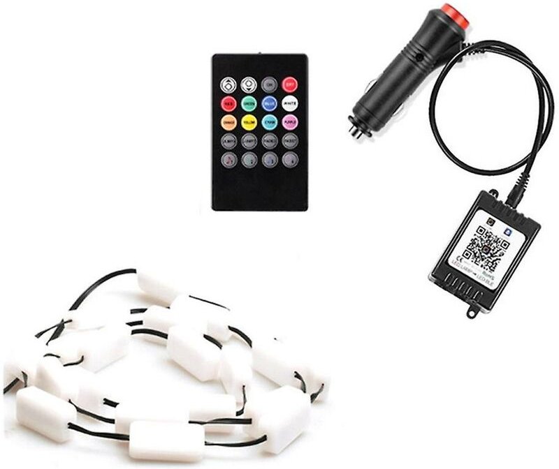 RGB-Streamer-Auto-Windschutzscheiben-LED-Innenbeleuchtung mit Musik-Rhythmus-Flash-Auto-Rücklicht