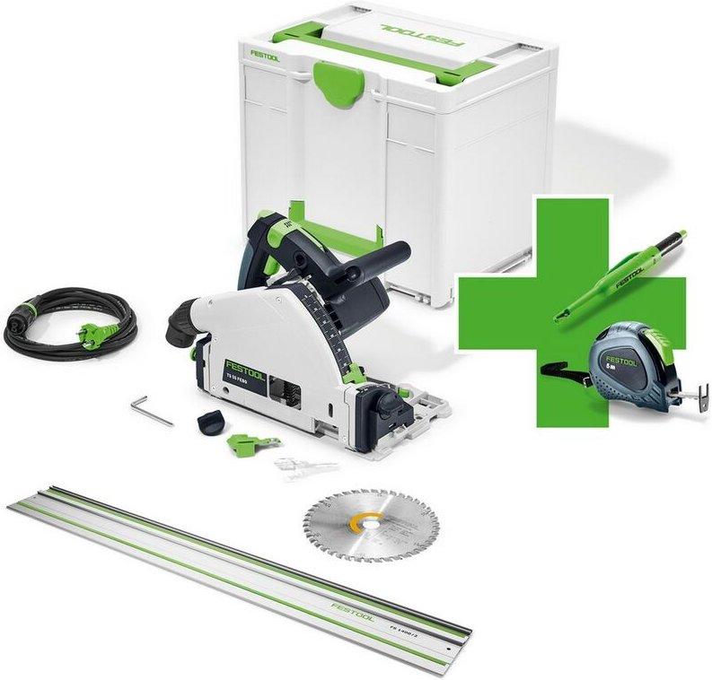 Tauchsäge ts 55 FEBQ-Plus Fan Edition +FS1400 Maßband Pica Stift Limited - Festool