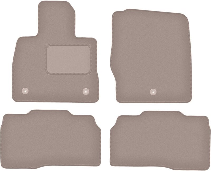 Beige Veloursmatten für: Ford Explorer MK6 SU625 SUV (2020-)