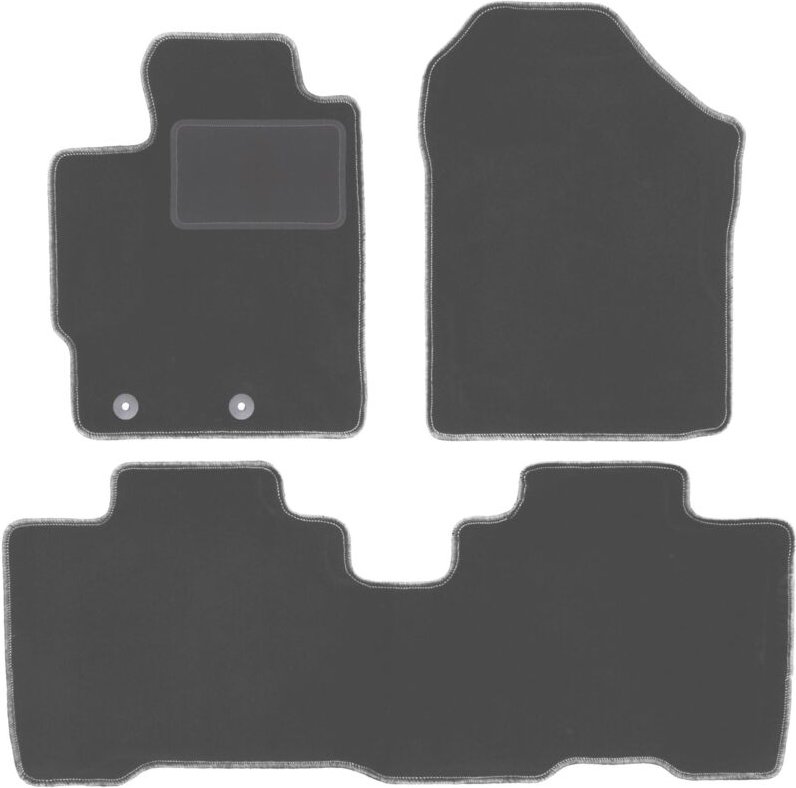 Graphit-Fußmatten für: Toyota Verso-S Minivan (2010-2015)