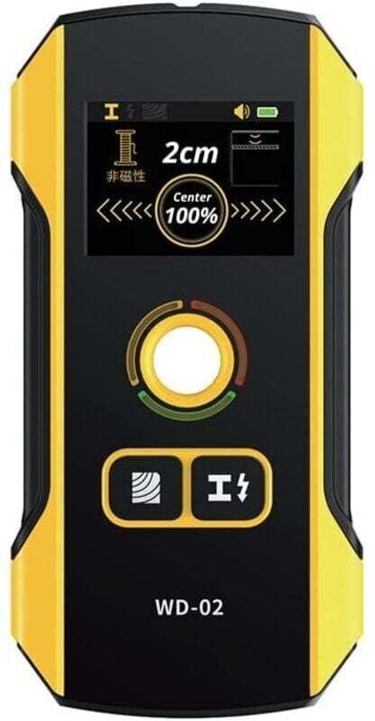 Ulisem WD-02 Wandscanner-Metalldetektor für stromführende Wechselstromkabel und Holzpfosten