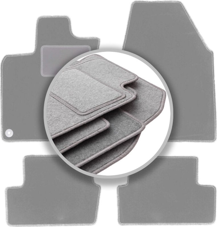 Graue Automatten für: Nissan Qashqai I J10 Crossover (2006-2013)