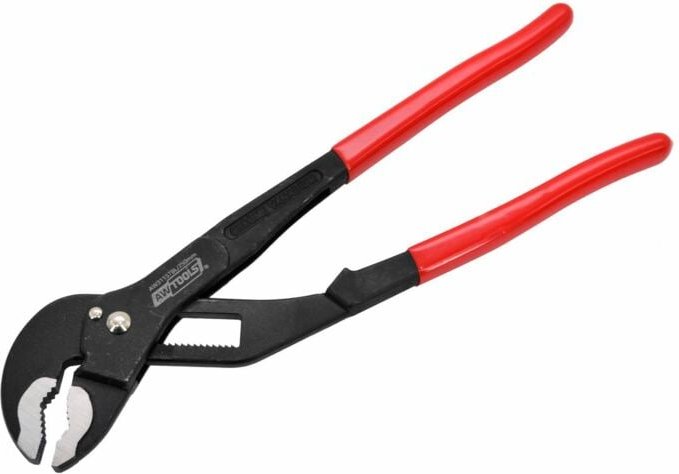Verstellbare Zange Awtools 180mm mit Black Line Kranmechanismus, professionelles tool, hohe Festigkeit und Präzision.