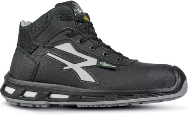 Hochsichere Sicherheitsschuhe COAST UK S3 SRC CI ESD - Schwarz/Weiß 39