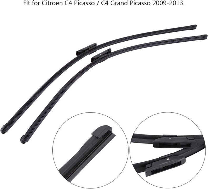 Stücke Vorne Links und Rechts Scheibenwischerblätter für Citroen C4 Picasso/C4 Grand Picasso 09-13