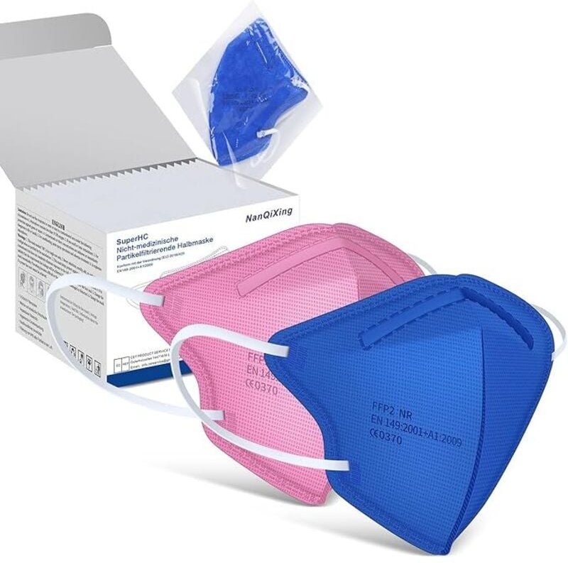 FFP2 Masken Klein 20 Stück CE Zertifikat 5 Lagen Atmungsaktiver Filter