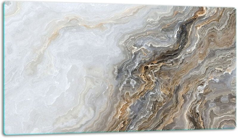 Glasschild Schneidebrett 52x30 Murmeltier