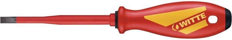 MAXX VDE Slim Isolierter Schlitzschraubendreher mit reduzierter Stange (40x100 mm) Witte 53904