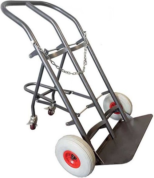 Sackkarre für 2 Flaschen - Pannensichere Schaumstoffräder Ø260mm - SAC200-RINC