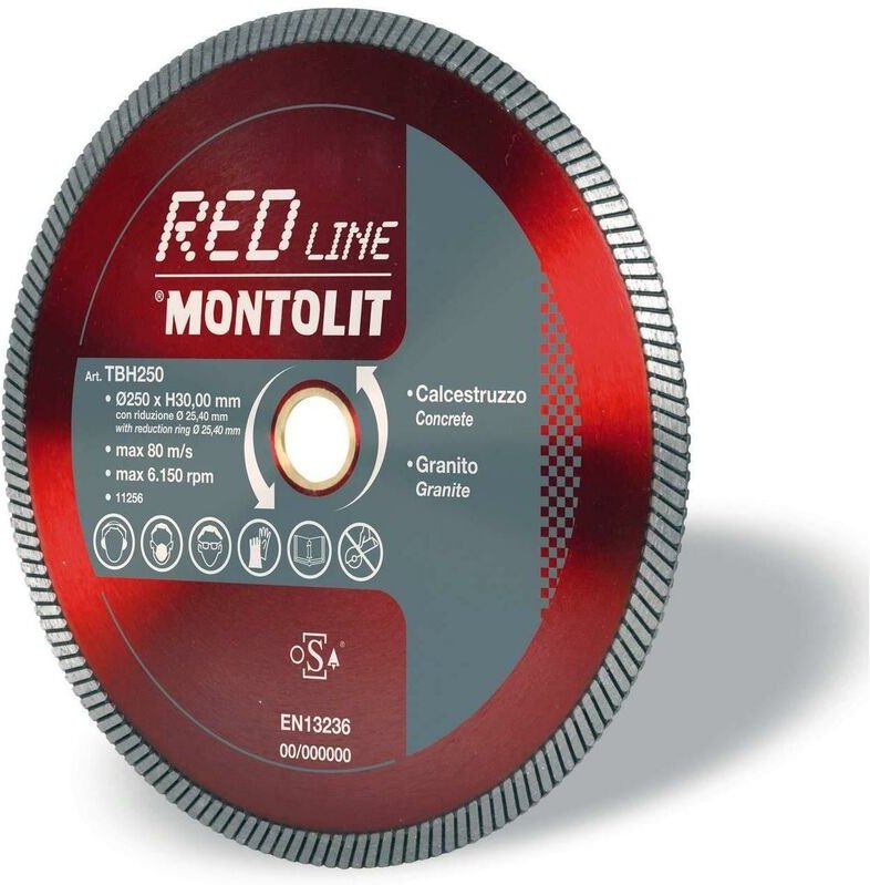 Diamantscheibe 350 Mm Fž£r Beton Und Granit Montolit Turmont Tbh350
