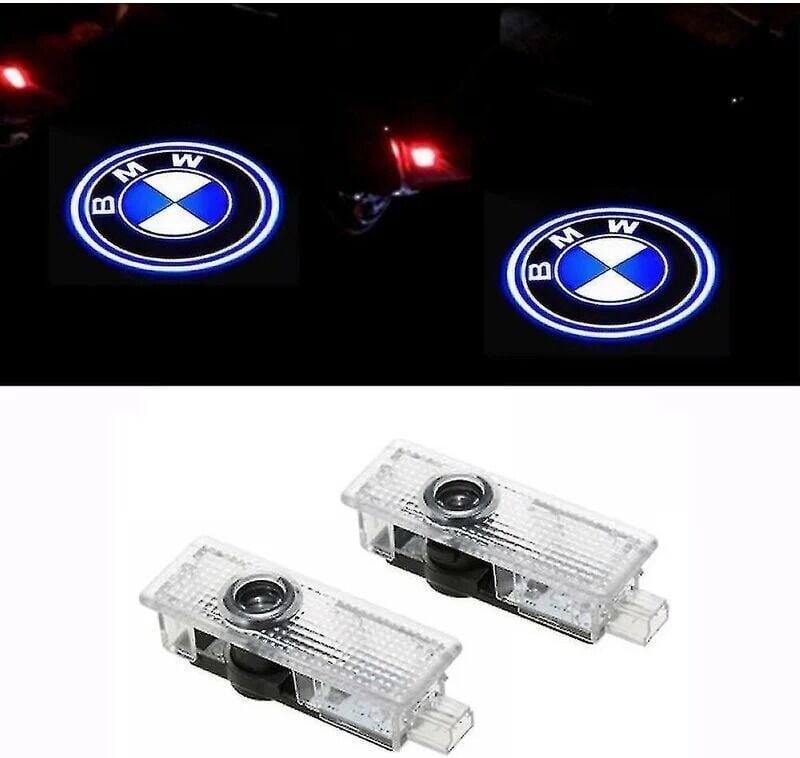 2 pezzi di luce di benvenuto adatta per BMW, luce di proiezione laser a LED per auto BMW, logo Trlicht, illuminazione mo...