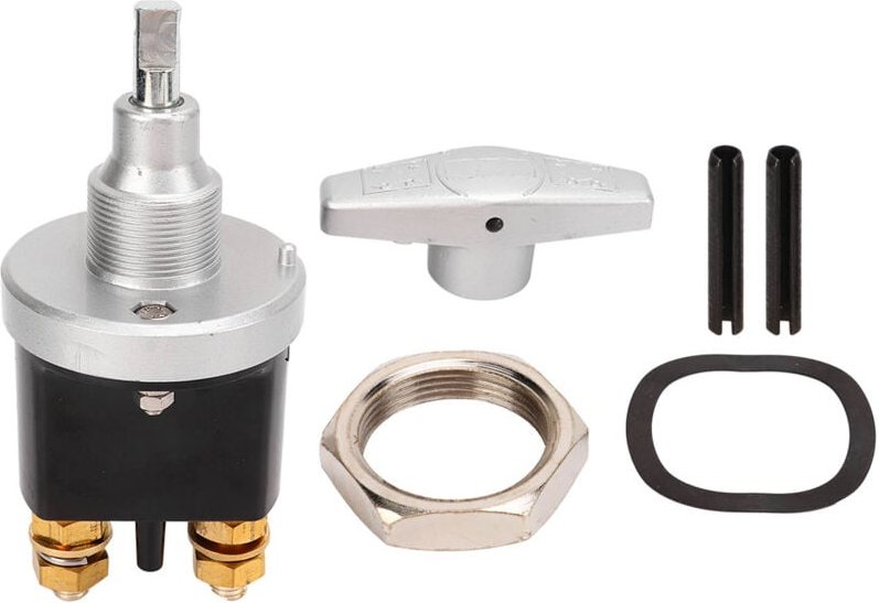 Zoternen - Batteriestrom-Trennschalter, 12 v, 500 a, wasserdichter Schutz, universell für Auto, Boot, Wohnmobil