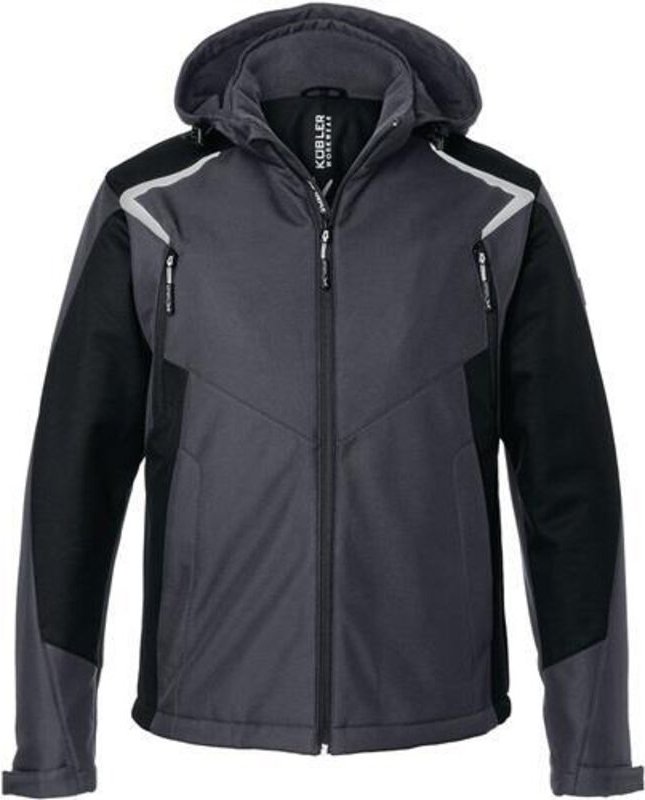 Kübler Winter Softshell Jacke bodyforce 1325 anthrazit/schwarz Gr. m